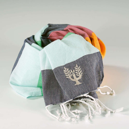 Choka Hammam Towel Rainbow Stripe