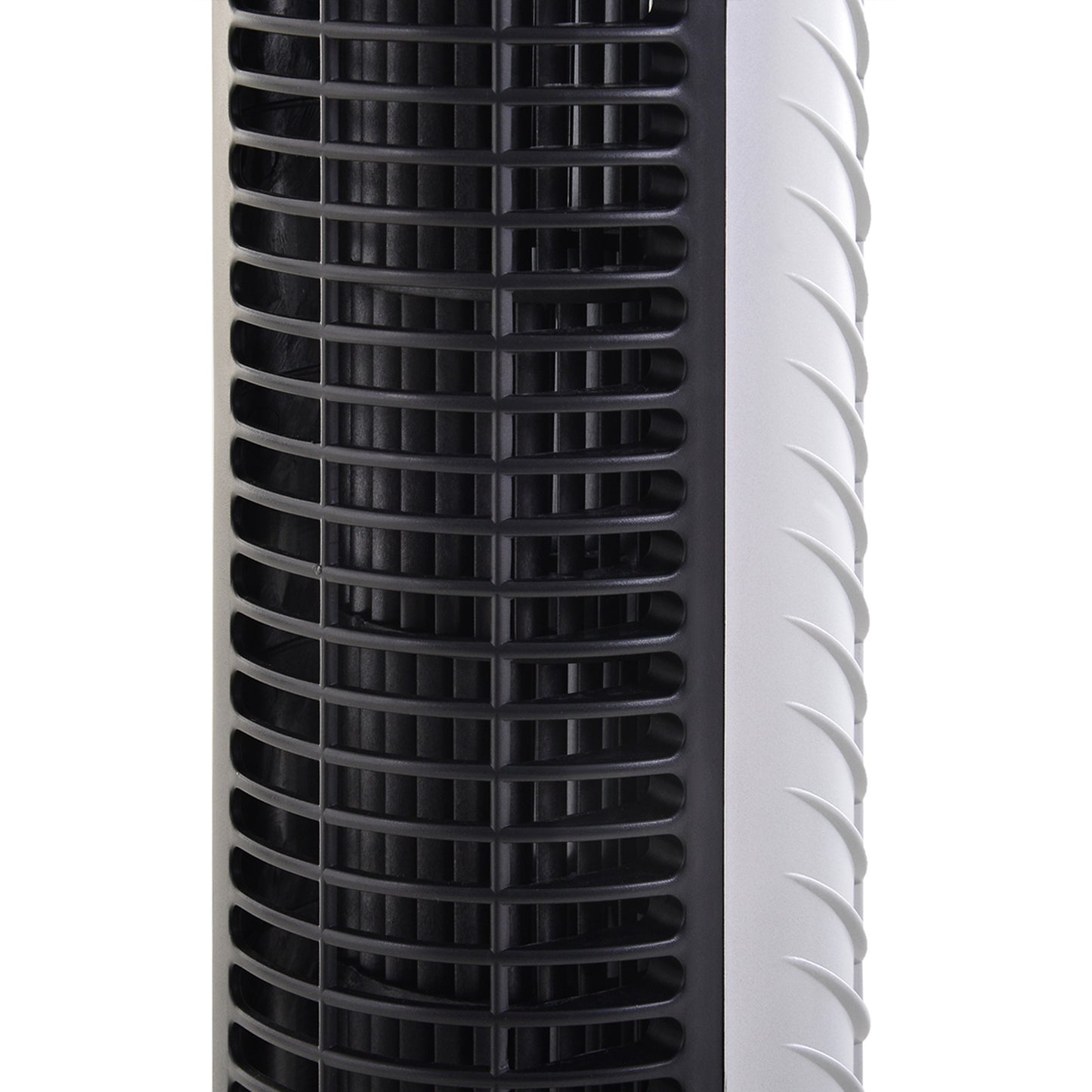 HOMCOM 31" Bladeless Tower Fan | 70° Oscillation, 37.8dB Quiet, 7.5H Timer, Remote Control — Silver