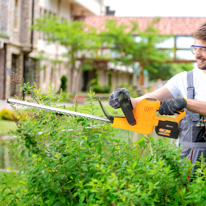 Outsunny 20 Inch Cordless Hedge Trimmer | 18V Cutter