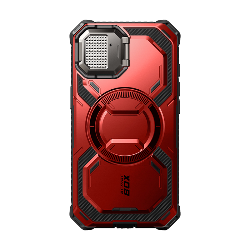 iPhone 16e (2025) Armorbox Case-Metallic Red
