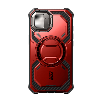 iPhone 16e (2025) Armorbox Case-Metallic Red