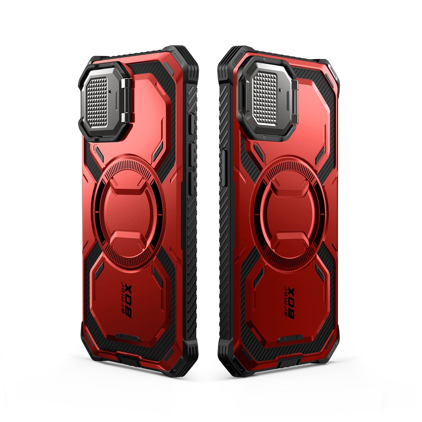 iPhone 16e (2025) Armorbox Case-Metallic Red