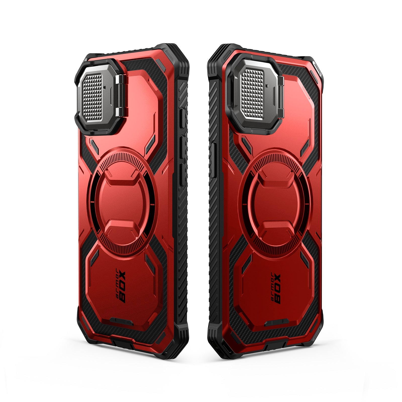 iPhone 16e (2025) Armorbox Case-Metallic Red