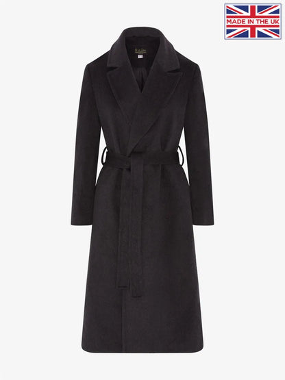 Belted Longline Duster Coat 2024 - Premium Italian Wool & Cashmere UK Winter Outerwear