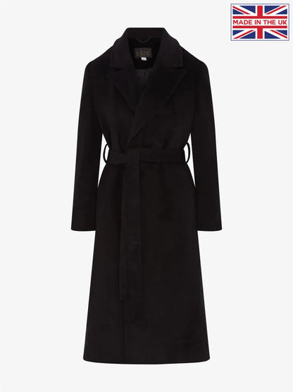 Belted Longline Duster Coat 2024 - Premium Italian Wool & Cashmere UK Winter Outerwear