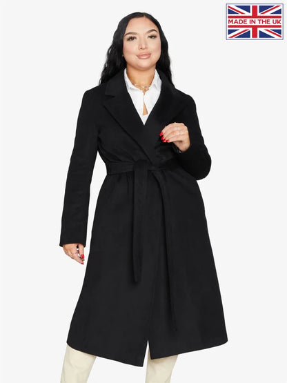 Belted Longline Duster Coat 2024 - Premium Italian Wool & Cashmere UK Winter Outerwear