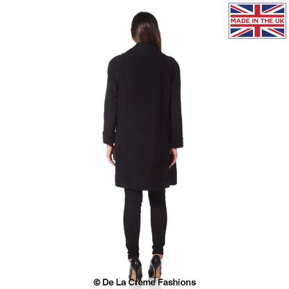 [PRE-ORDER] Wool and Cashmere Blend Swing Coat (1711)