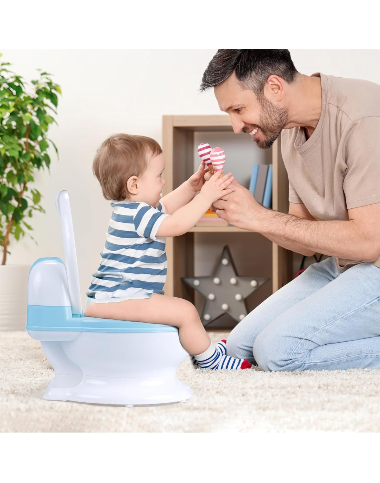 TYRY.HU Portable Potty Training Seat – Travel Toilet for Toddlers with Reusable Liners – Easy-to-Clean Baby Potty Chair
