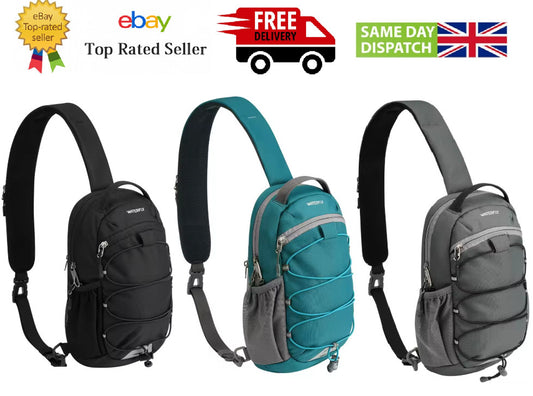 Anti-Theft RFID Blocking Sling Bag | Lightweight Crossbody Backpack for Travel, Hiking & Daily Use