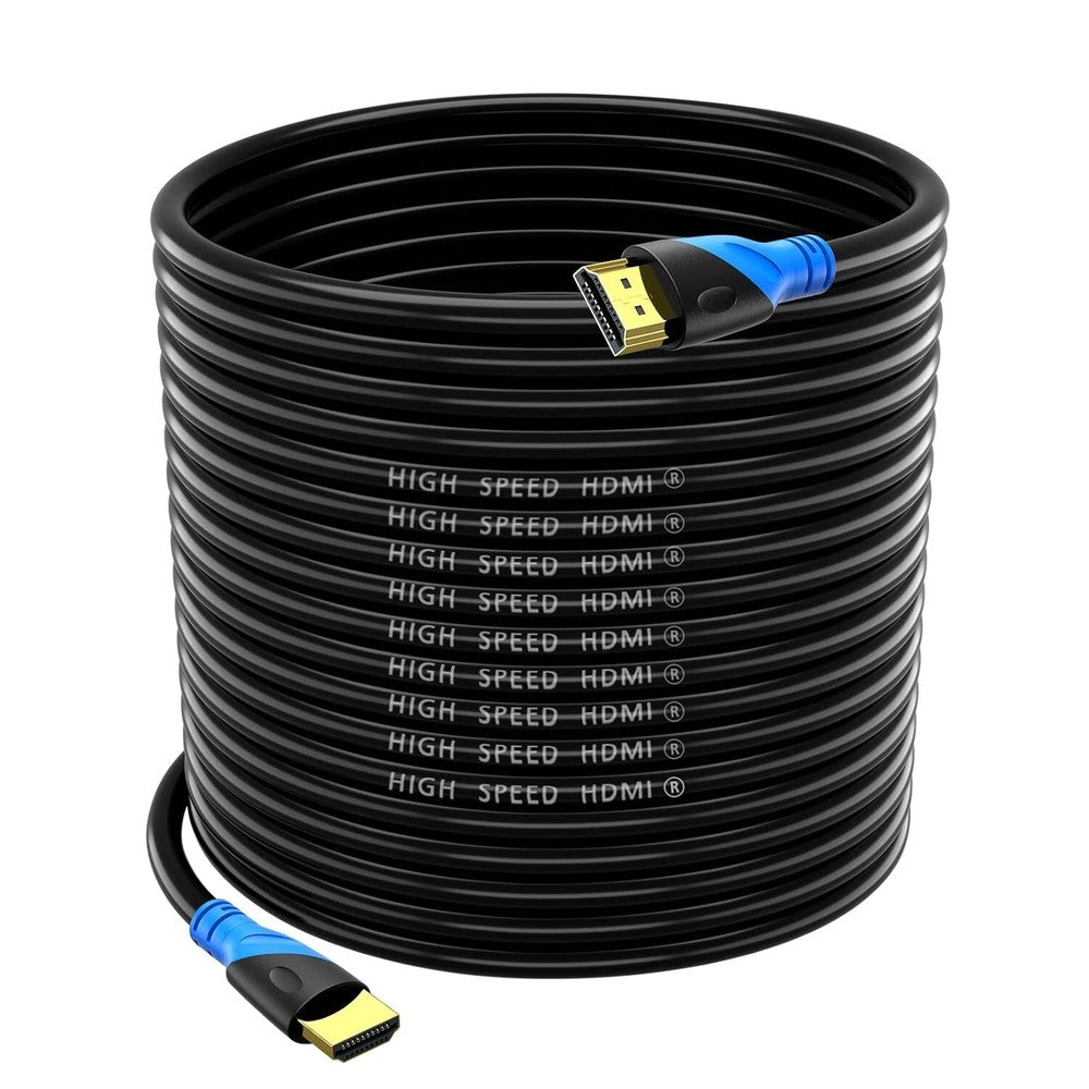 ROMMISIE 4K 60Hz HDMI Cable 25m – HDMI 2.0, 18Gbps, Gold‑Plated