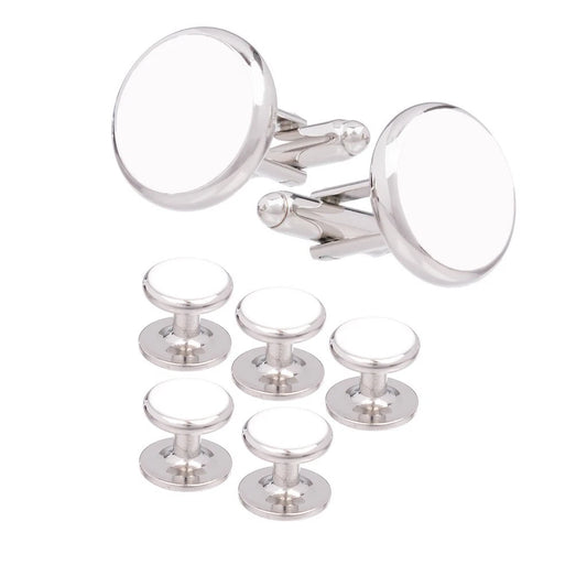 UJOY Cufflinks & Studs Set | 4 Colours | Tuxedo Shirt Buttons | Gift Box
