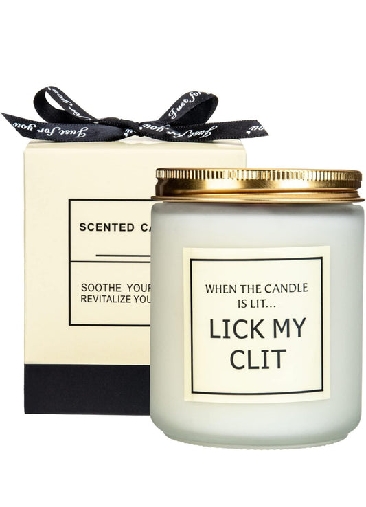 Rosemary Orange and Sage Scented Candle – Funny Birthday Gift for Wife or GF
