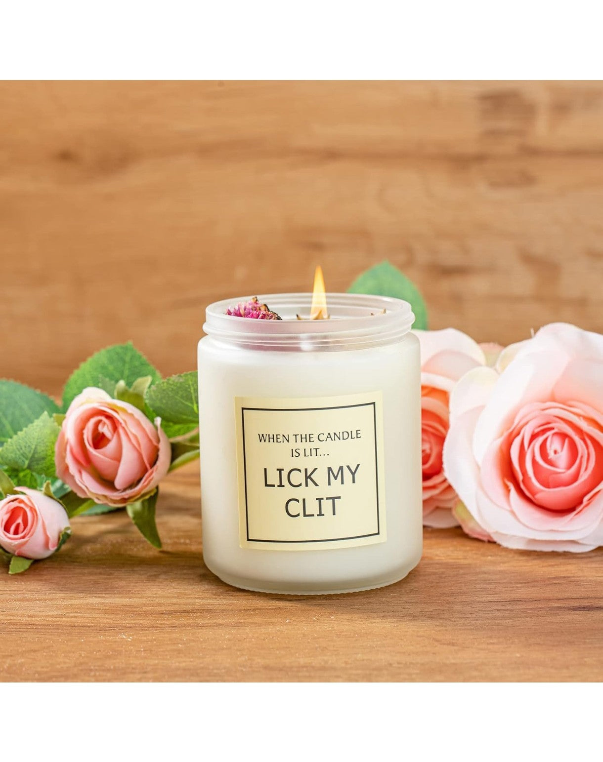 Rosemary Orange and Sage Scented Candle – Funny Birthday Gift for Wife or GF