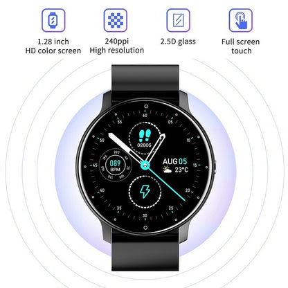 Smart Watch Fitness Tracker for iOS & Android – Heart Rate & Blood Pressure Monitor