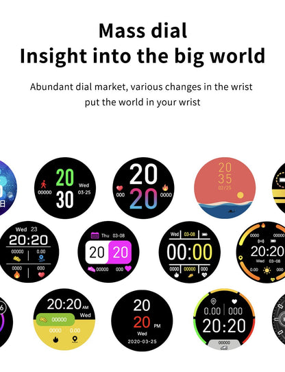 Smart Watch Fitness Tracker for iOS & Android – Heart Rate & Blood Pressure Monitor