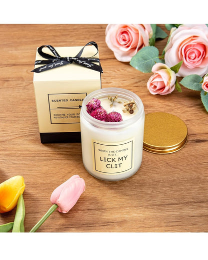 Rosemary Orange and Sage Scented Candle – Funny Birthday Gift for Wife or GF