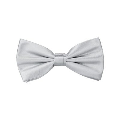 TIE G 5‑Piece Tie Set in Gift Box – Solid Colour Necktie Set (White or Black) – A Silver