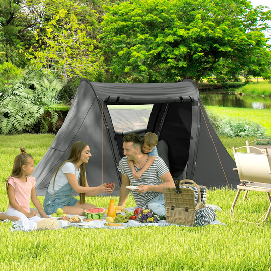 Outsunny waterproof family festival tent