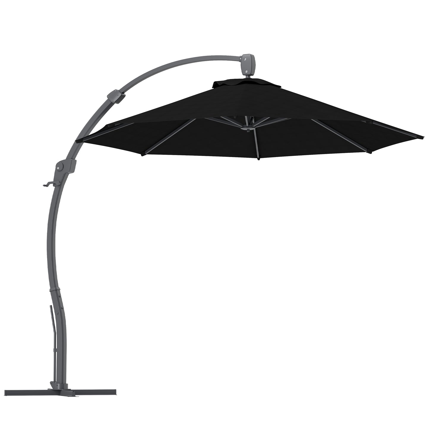 Outsunny 3m Cantilever Garden Parasol | 360 Degree Rotation