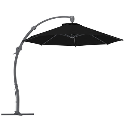 Outsunny 3m Cantilever Garden Parasol | 360 Degree Rotation