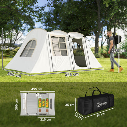 Outsunny family festival tent side view